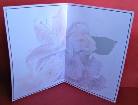 Lily & Rose Bouquet Insert by Christine Pagan
