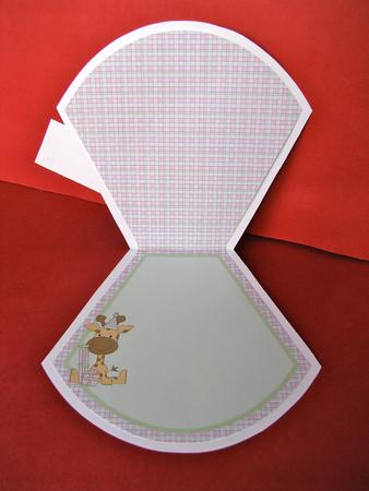 Giraffe Wobble Card Insert by Christine Pagan