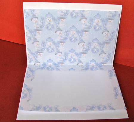 Christmas Joy Insert in Blue by Christine Pagan