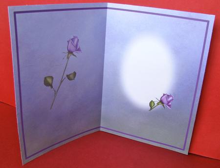 Lavender Rose Insert by Christine Pagan