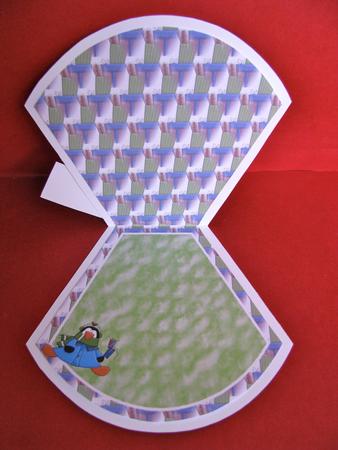 Blue Penguin Wobble Insert by Christine Pagan