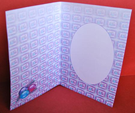 Purple Bauble Insert by Christine Pagan