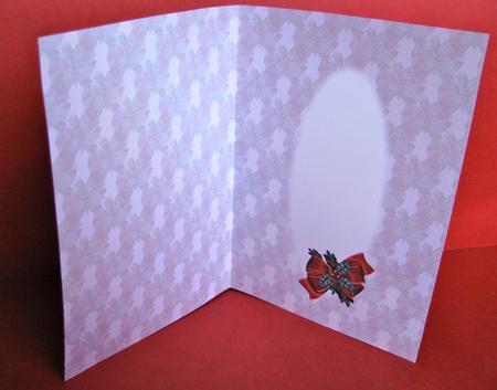 Red Christmas Candy Canes Insert by Christine Pagan
