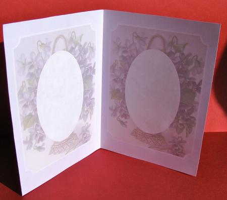 Lilac Basket of Flowers Insert by Christine Pagan