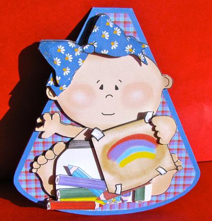 A Picture for You Wobble Card by Christine Pagan
