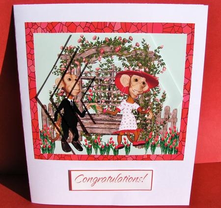 Mr and Mrs Darwin Hexagon Pyramid by Christine Pagan