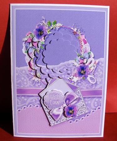 Summer Floral Scalloped Pyramage by Christine Pagan