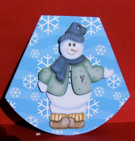 Wobble Along Snowman by Christine Pagan