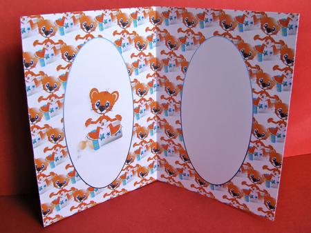 New Baby Boy or Toddlers Birthday Insert by Christine Pagan