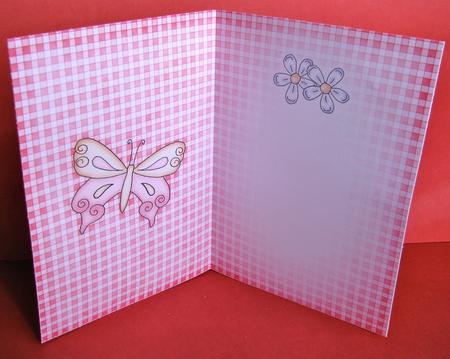 Fluttery Butterfly Insert A5 Portrait by Christine Pagan