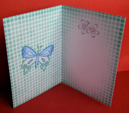 Fluttery Butterfly Insert A5 Portrait by Christine Pagan