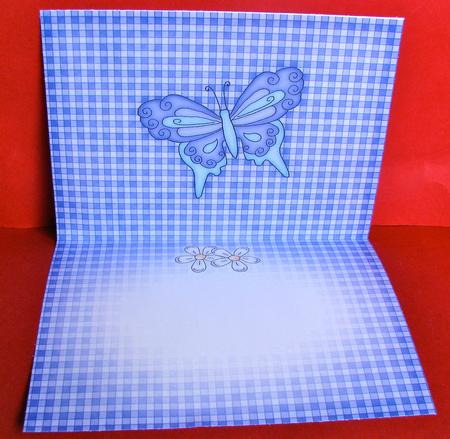 Fluttery Butterfly Insert A5 Landscape by Christine Pagan