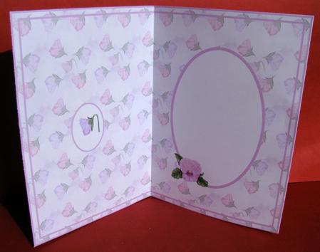Pretty Pansy Insert by Christine Pagan