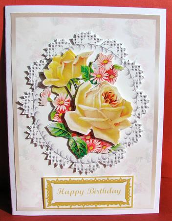 Golden Rose Step by Step by Christine Pagan