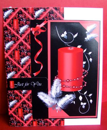 Candles and Feathers by Christine Pagan