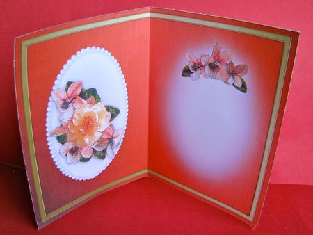 Flowers & Pearls Portrait Insert by Christine Pagan