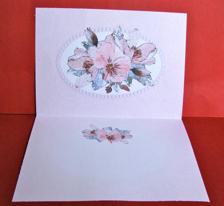 Posy & Pearls Insert Landscape by Christine Pagan