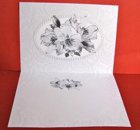 Posy & Pearls Insert Landscape by Christine Pagan
