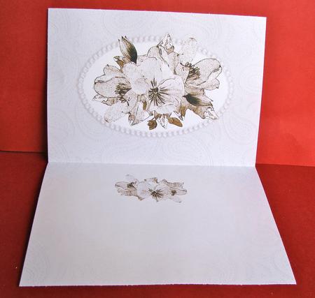 Posy & Pearls Insert Landscape by Christine Pagan