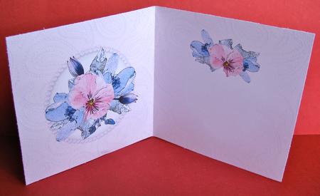 Posy & Pearls Insert - Square Portrait by Christine Pagan