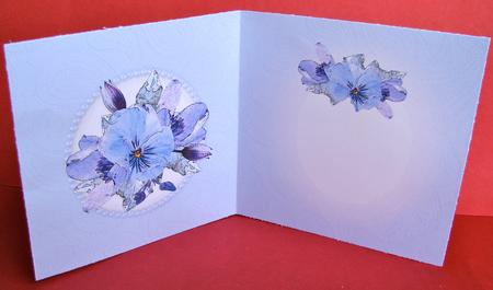 Posy & Pearls Insert - Square Portrait by Christine Pagan