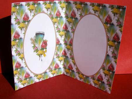 Victorian Vintage Floral Bouquet Insert by Christine Pagan