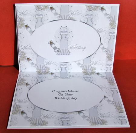 Wedding Dress Landscape Insert by Christine Pagan