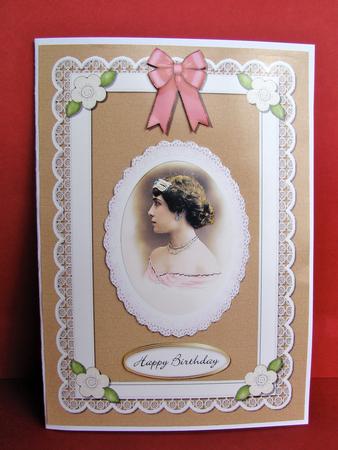 Portrait of a Lady Quick Card by Christine Pagan