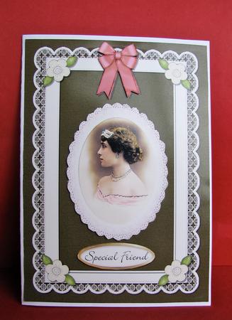Portrait of a Lady Quick Card by Christine Pagan