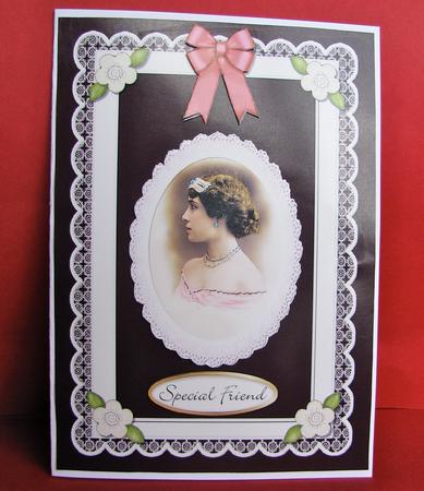 Portrait of a Lady Quick Card by Christine Pagan