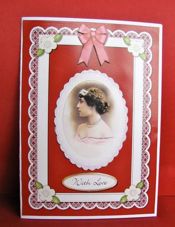 Portrait of a Lady Quick Card by Christine Pagan