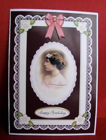 Portrait of a Lady Quick Card by Christine Pagan