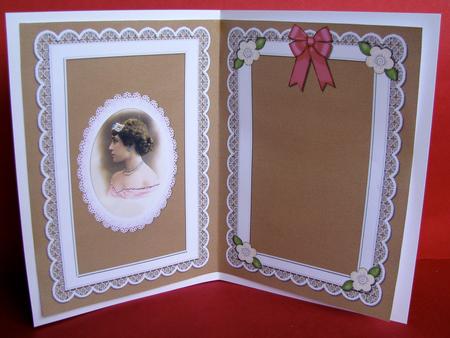 Portrait of a Lady Quick Card Matching A5 Insert by Christine Pagan