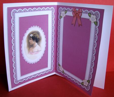 Portrait of a Lady Quick Card Matching A5 Insert by Christine Pagan