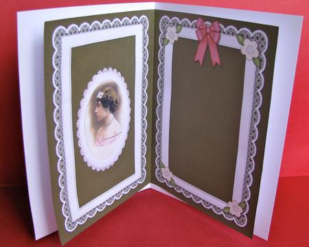 Portrait of a Lady Quick Card Matching A5 Insert by Christine Pagan