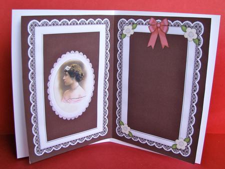 Portrait of a Lady Quick Card Matching A5 Insert by Christine Pagan