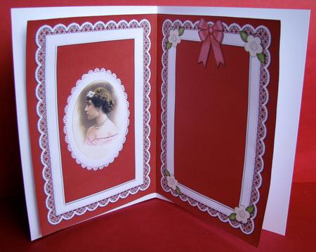 Portrait of a Lady Quick Card Matching A5 Insert by Christine Pagan