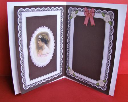 Portrait of a Lady Quick Card Matching A5 Insert by Christine Pagan