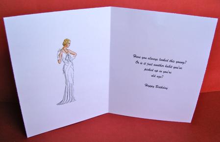 Vintage Lady Insert by Christine Pagan