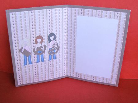 Three Chocolate Loving Ladies Portrait Insert by Christine Pagan