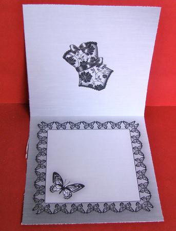 Elegant Boudoir Matching Insert Square Landscape by Christine Pagan