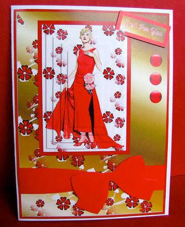 Red & Gold Beauty by Christine Pagan