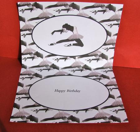 Silhouette Ballerina Landscape Insert by Christine Pagan
