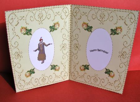 Flapper Lady Insert by Christine Pagan