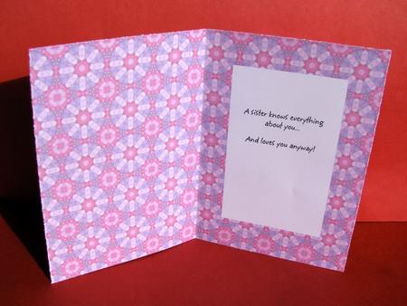 A Sister Knows Insert A5 by Christine Pagan