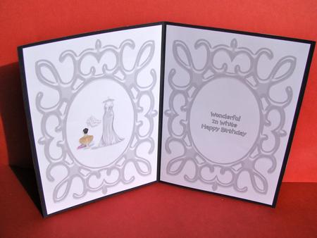 Wonderful in White Birthday Insert by Christine Pagan
