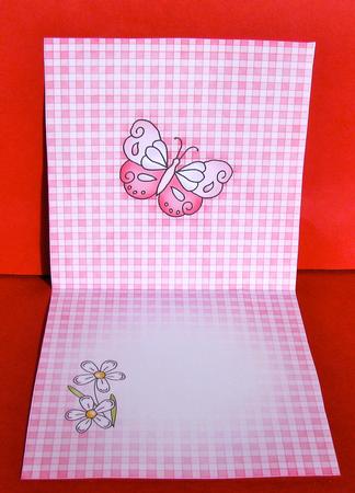 Fluttery Butterfly Insert A5 Landscape by Christine Pagan