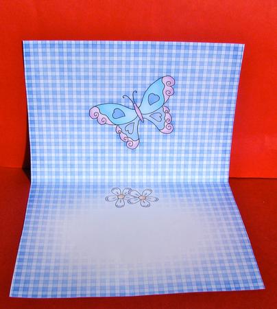 Fluttery Butterfly Insert A5 Landscape by Christine Pagan
