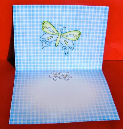 Fluttery Butterfly Insert A5 Landscape by Christine Pagan
