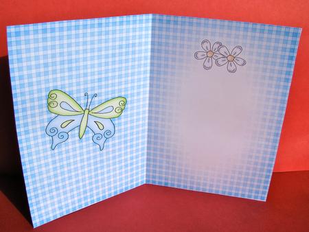 Fluttery Butterfly Insert A5 Portrait by Christine Pagan